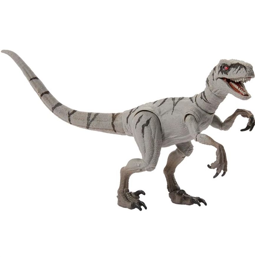 【新品未開封】 マテル ジュラシックワールド(JURASSIC WORLD) ハモンドコレクション アトロキラプトル（ゴースト） グレー JDJ06