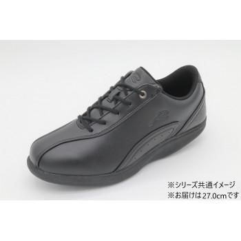 ウォーキングシューズ ロシオ RD スムースブラック 27.0cm