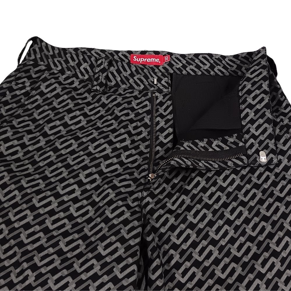 SUPREME シュプリーム Work Pant Black Monogram ワークパンツ