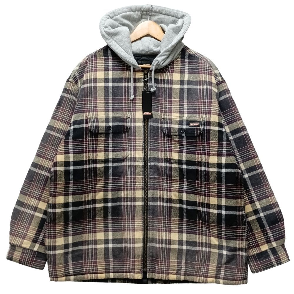 SUPREME シュプリーム × Dickies Plaid Hooded Zip Up Shirt ブルゾン
