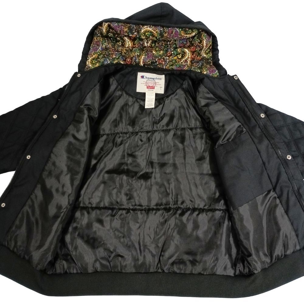 SUPREME シュプリーム × Champion 13AW Zip Up Jacket フード ブルゾン