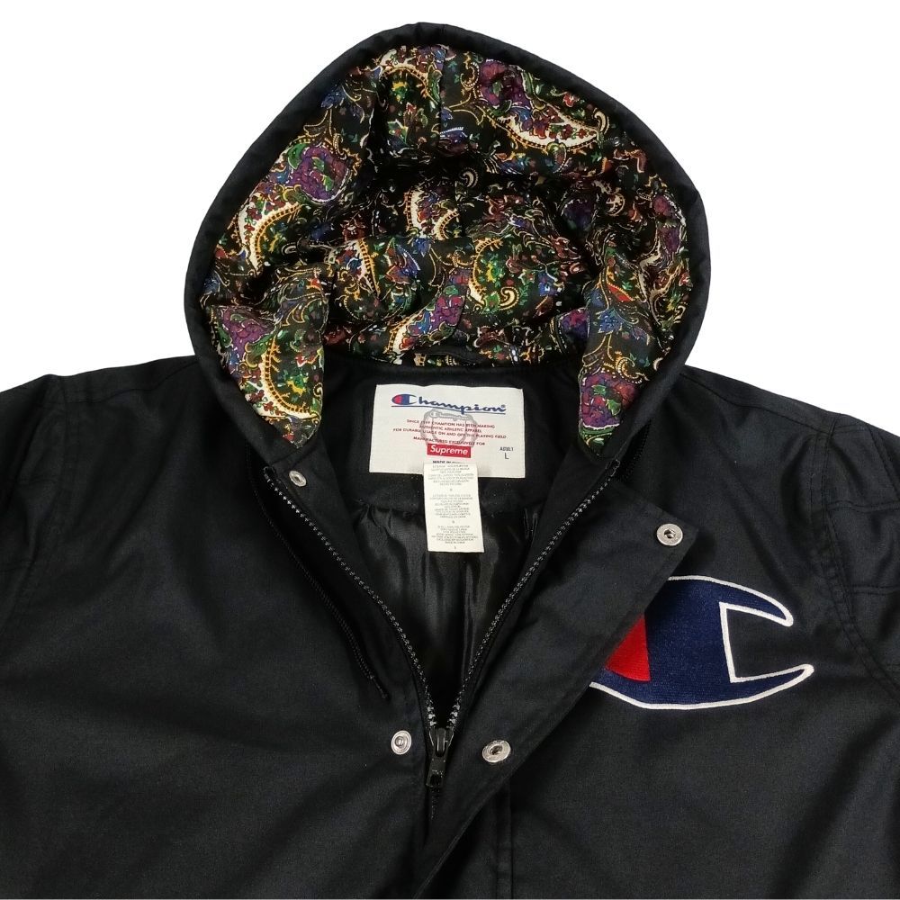 SUPREME シュプリーム × Champion 13AW Zip Up Jacket フード ブルゾン