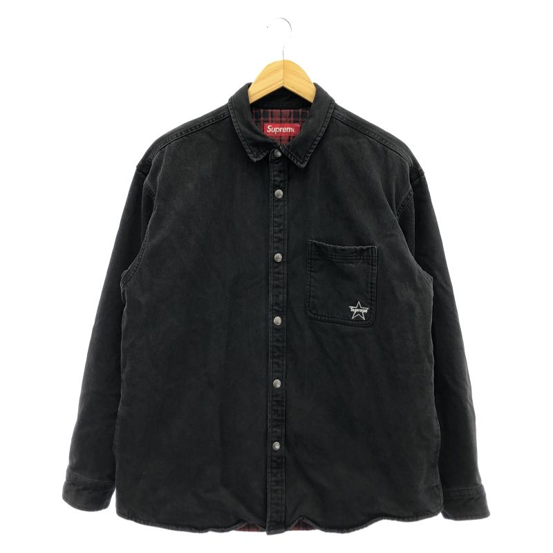 supreme ブラック デニムジャケット M 中古】Supreme デニムジャケット サイズM ブラック シュプリーム[91