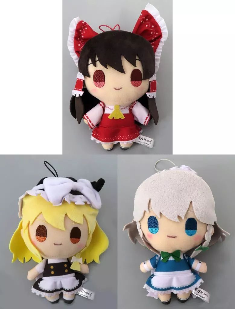 中古】ぬいぐるみ 全3種セット ぬいぐるみ 「東方Project」 - メルカリ