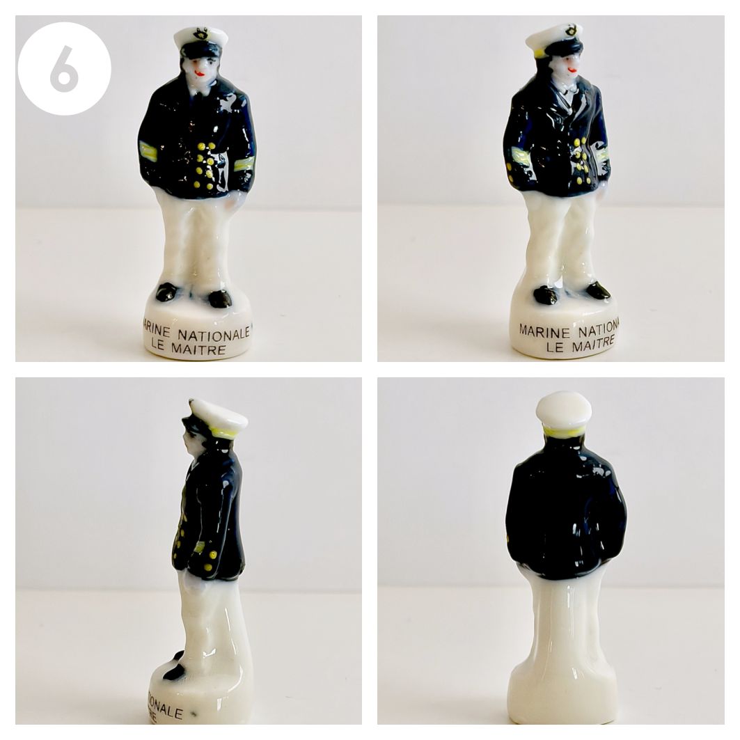 フランス海軍（水兵）と海の男たちのフェーブ フェーブ フランス製