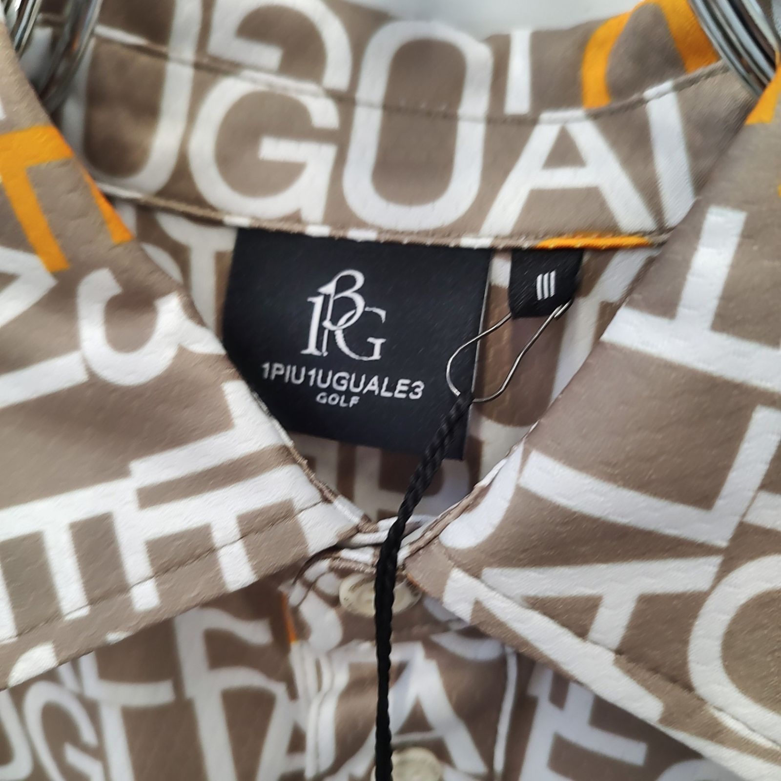 1PIU1UGUALE3 GOLF ウノピゥウノウグァーレトレ ゴルフ 24SS 総柄 半袖 