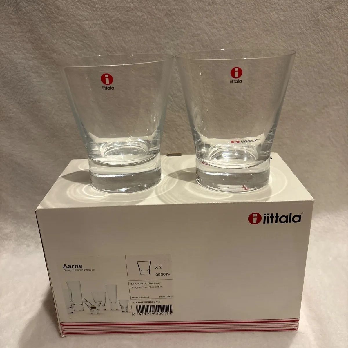 iittala Aarne ダブルオールドファッションタンブラー