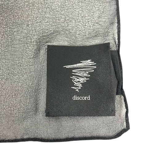 ディスコード discord ヨウジヤマモト DW-L03-403 シルク スカーフ