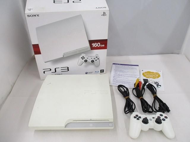 【まとめ売り 中古品】 ゲーム プレイステーション3 PS3本体 CECH-3000A ホワイト 箱・コントローラー・周辺機器付き
