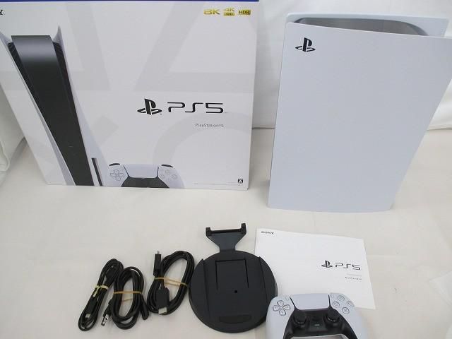 【まとめ売り 中古品】 ゲーム プレイステーション5 PS5 本体 ホワイト CFI-1200A 825GB 動作品 箱付き