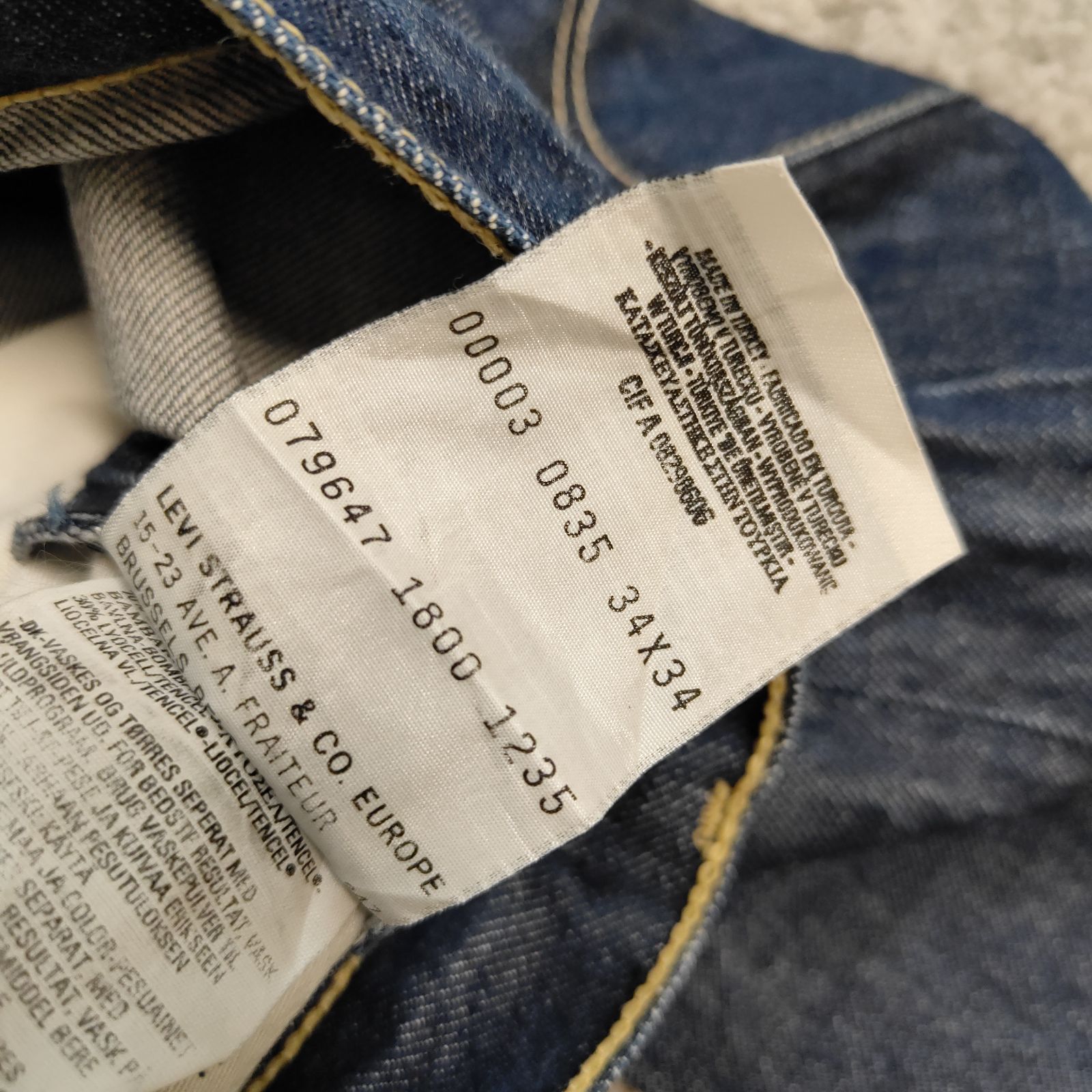 W34 L32】 トルコ製 europe levi's engineered 超激得，新作登場