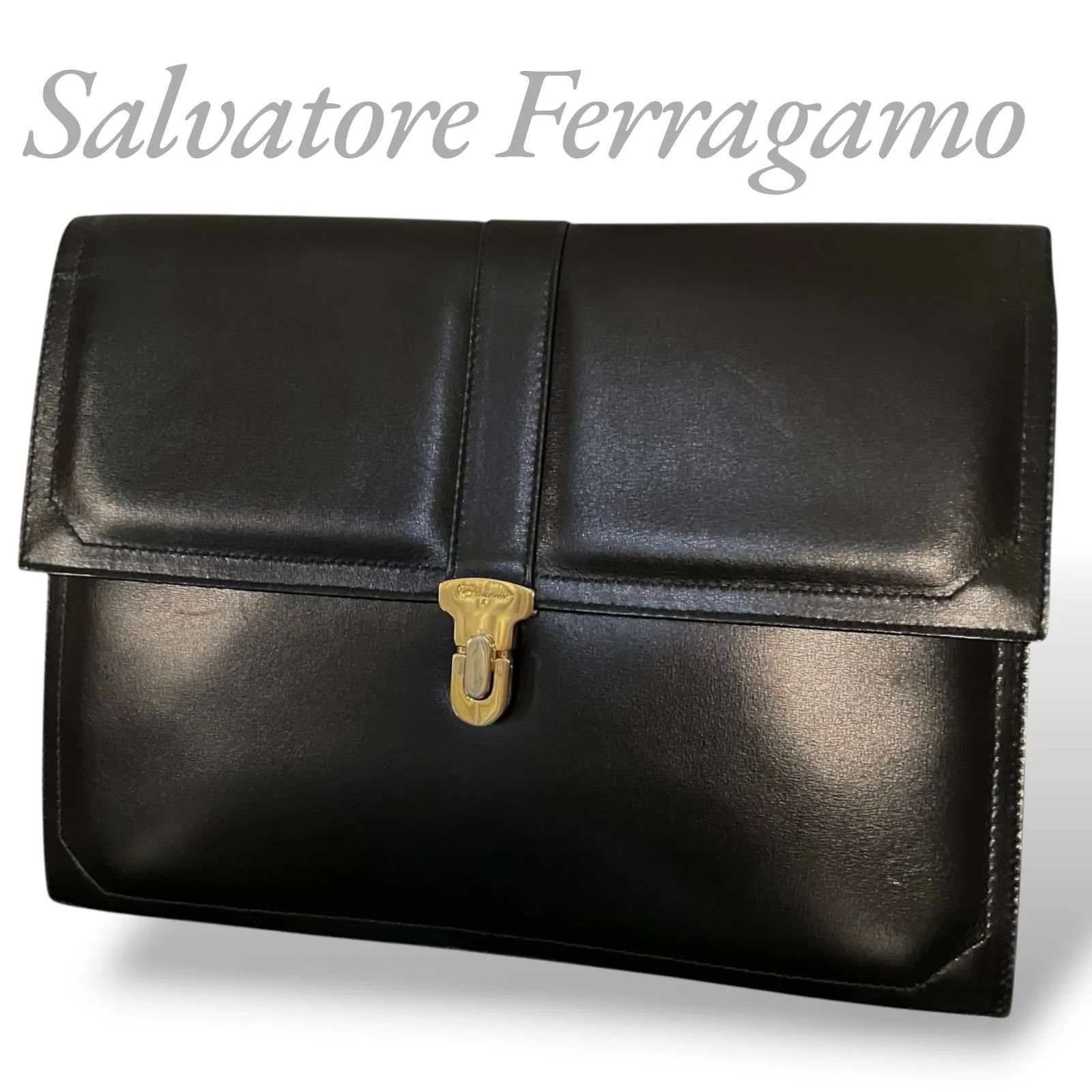 MY0717】Salvatore Ferragamo サルヴァトーレフェラガモ クラッチ
