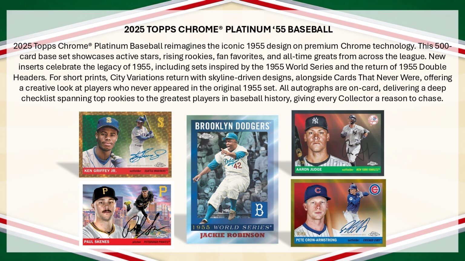 新品未開封 1Box】2025 Topps Chrome Platinum Baseball HOBBY BOX ④ 