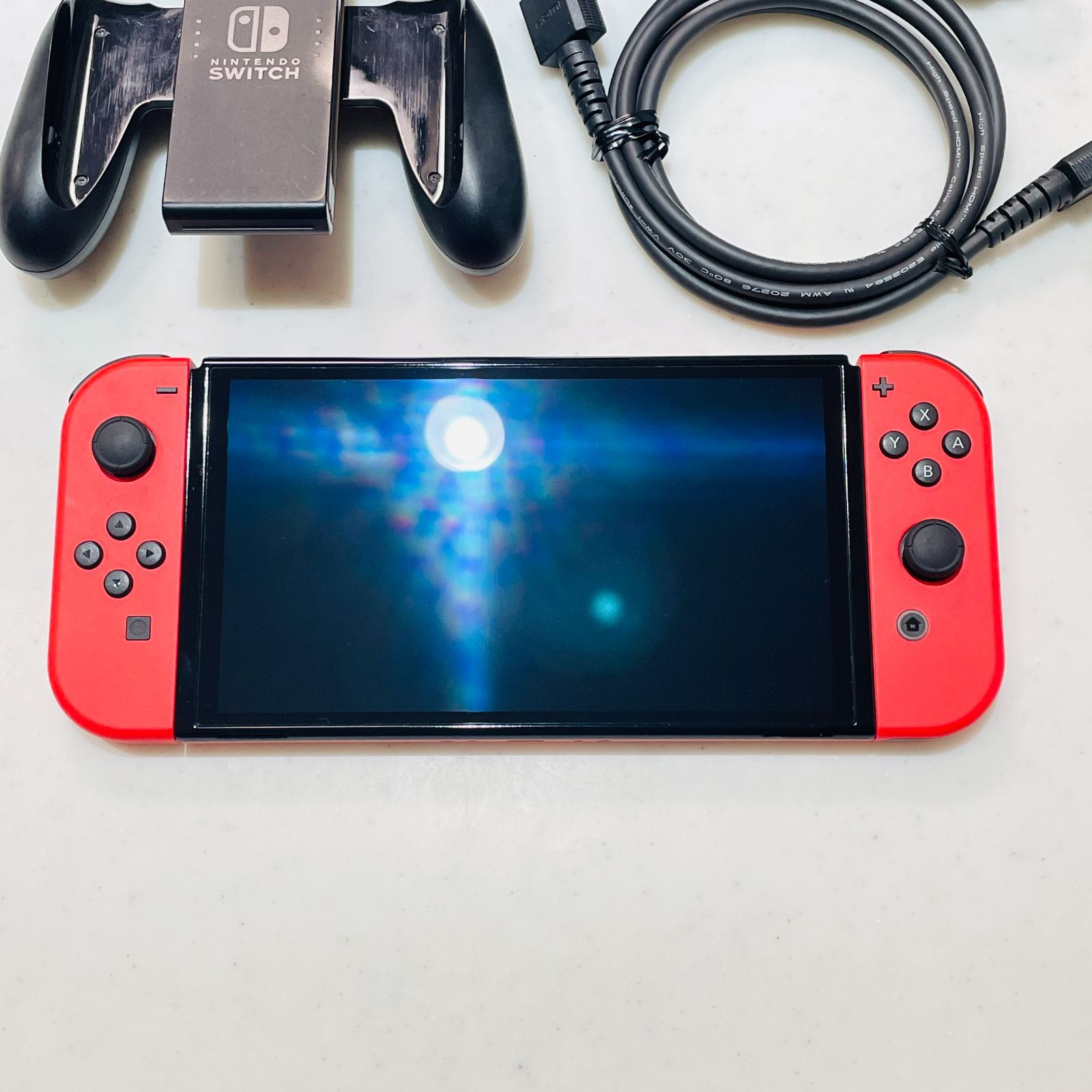 初期化済み 美品 2023年製 任天堂Switch 有機ELモデル マリオレッド