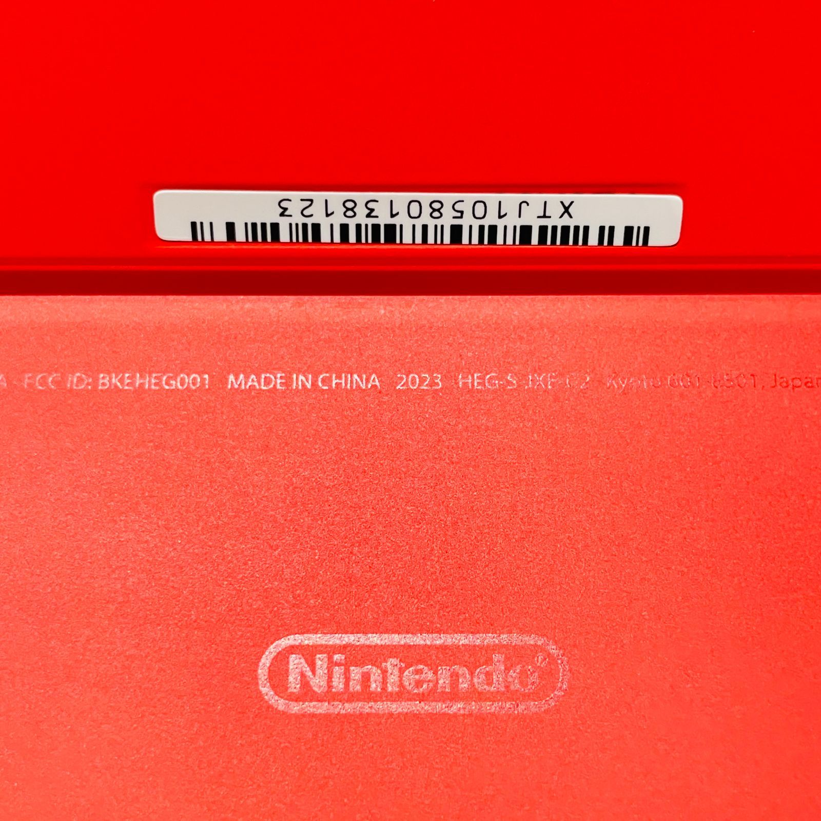 初期化済み 美品 2023年製 任天堂Switch 有機ELモデル マリオレッド