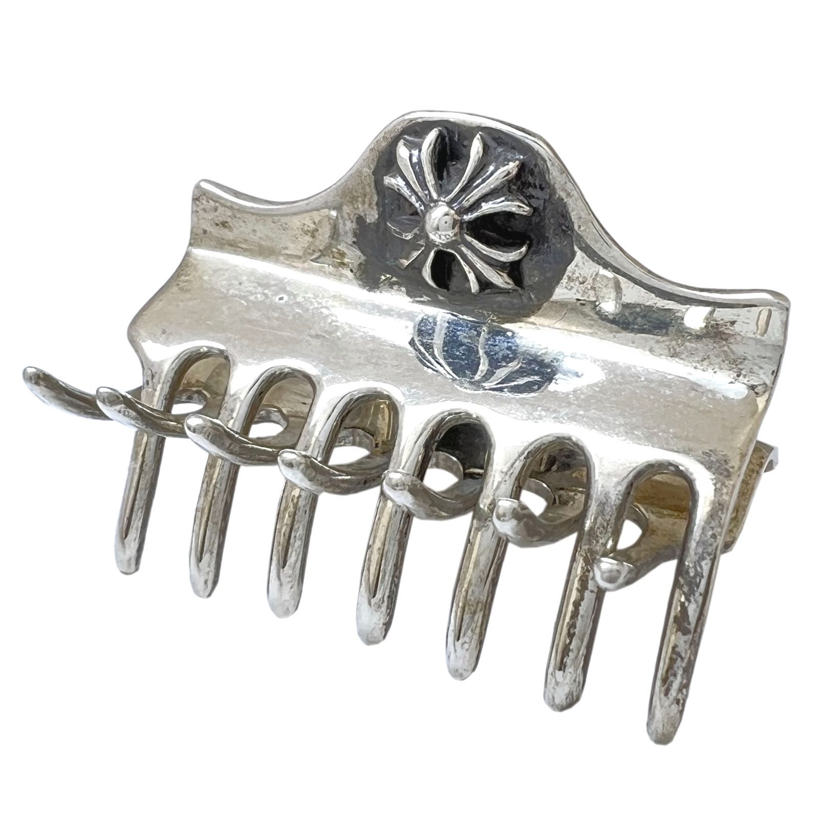 CHROME HEARTS　クロムハーツ　バレッタ　髪飾り　925　ヘアアクセサリー　ヘアクリップ　髪留め　シルバー