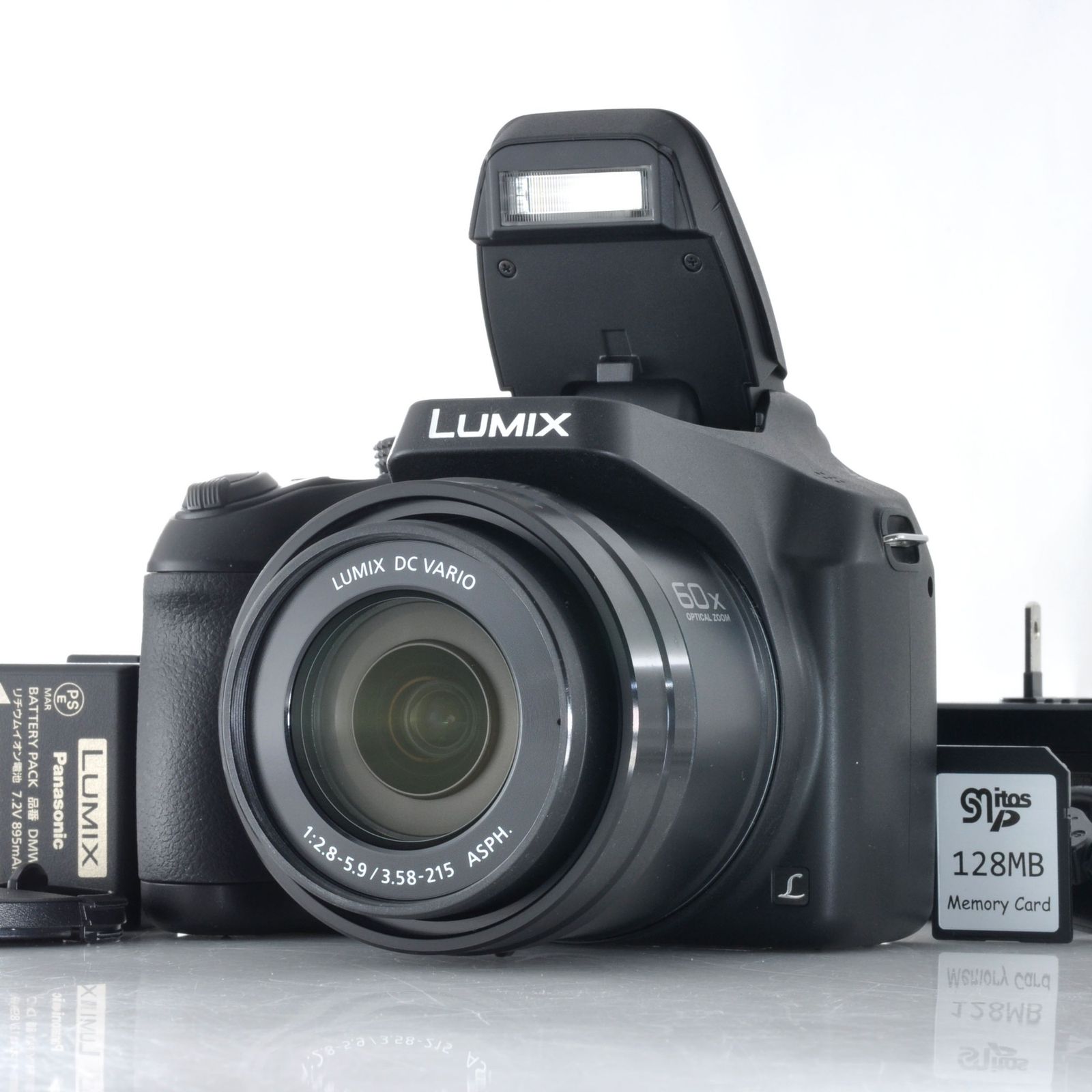 パナソニック】Panasonic LUMIX DC-FZ85 デジタルカメラ + バッテリー