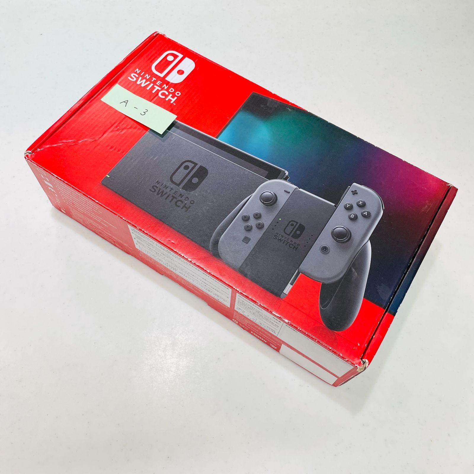 Nintendo Switch 本体 グレー バッテリー強化版 2019年製 新型 動作