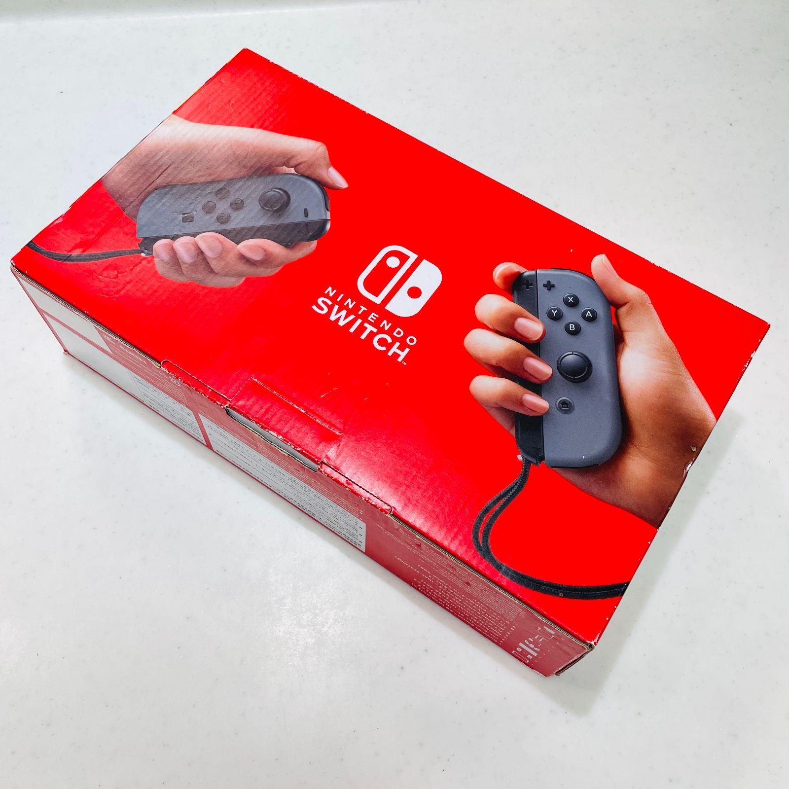 Nintendo Switch 本体 グレー バッテリー強化版 2019年製 新型 動作