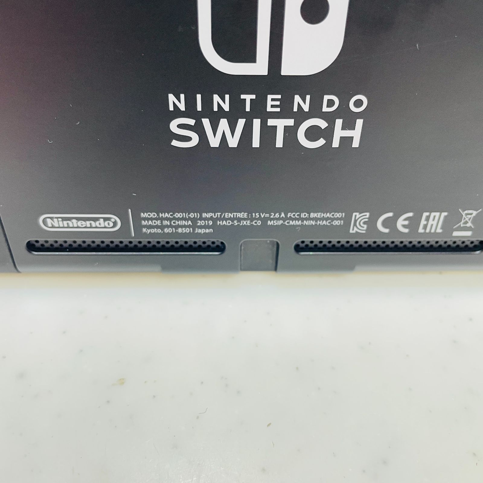 Nintendo Switch 本体 グレー バッテリー強化版 2019年製 新型 動作
