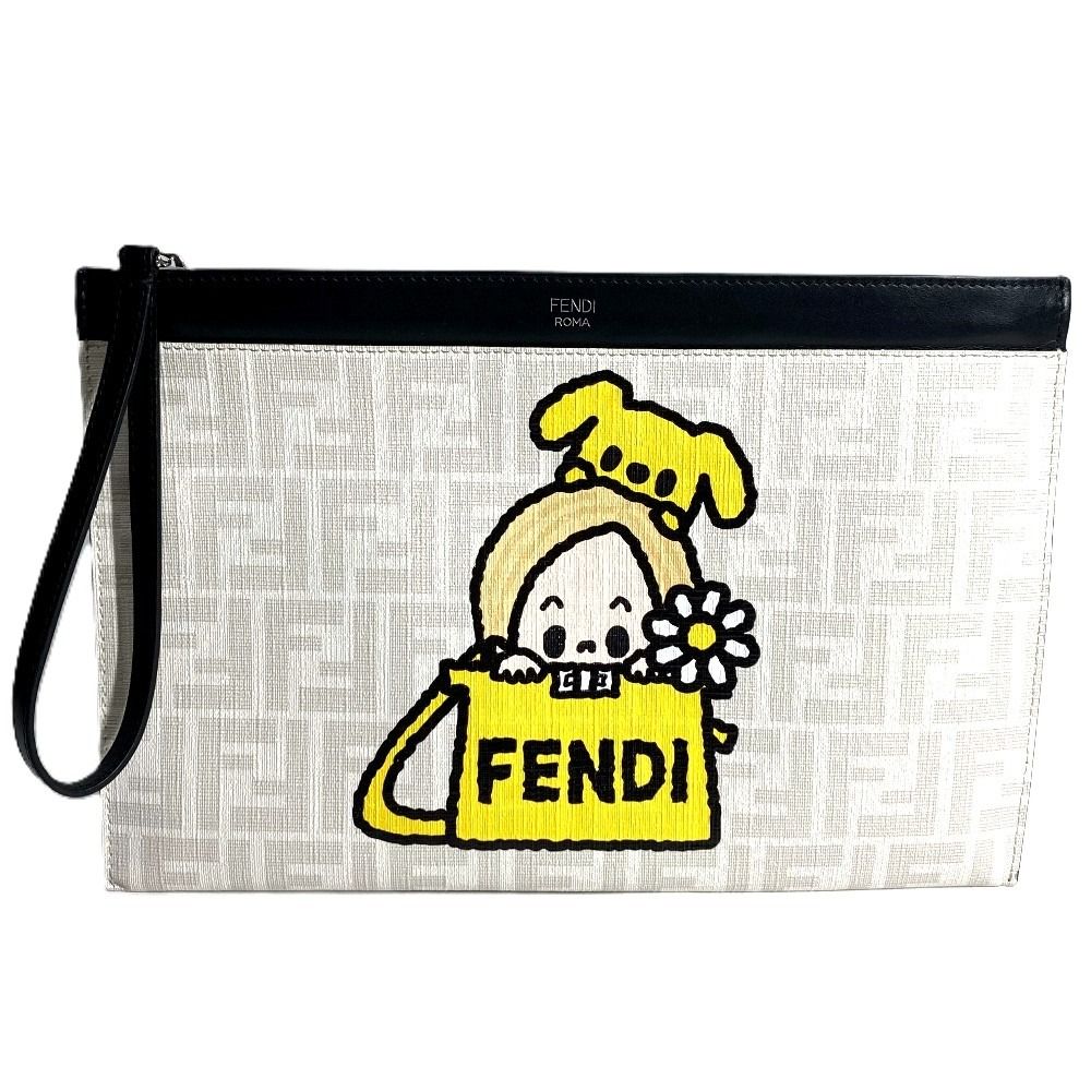 FENDI フェンディ クラッチバッグ ズッカ ロゴ クラッチバッグ 7N0134