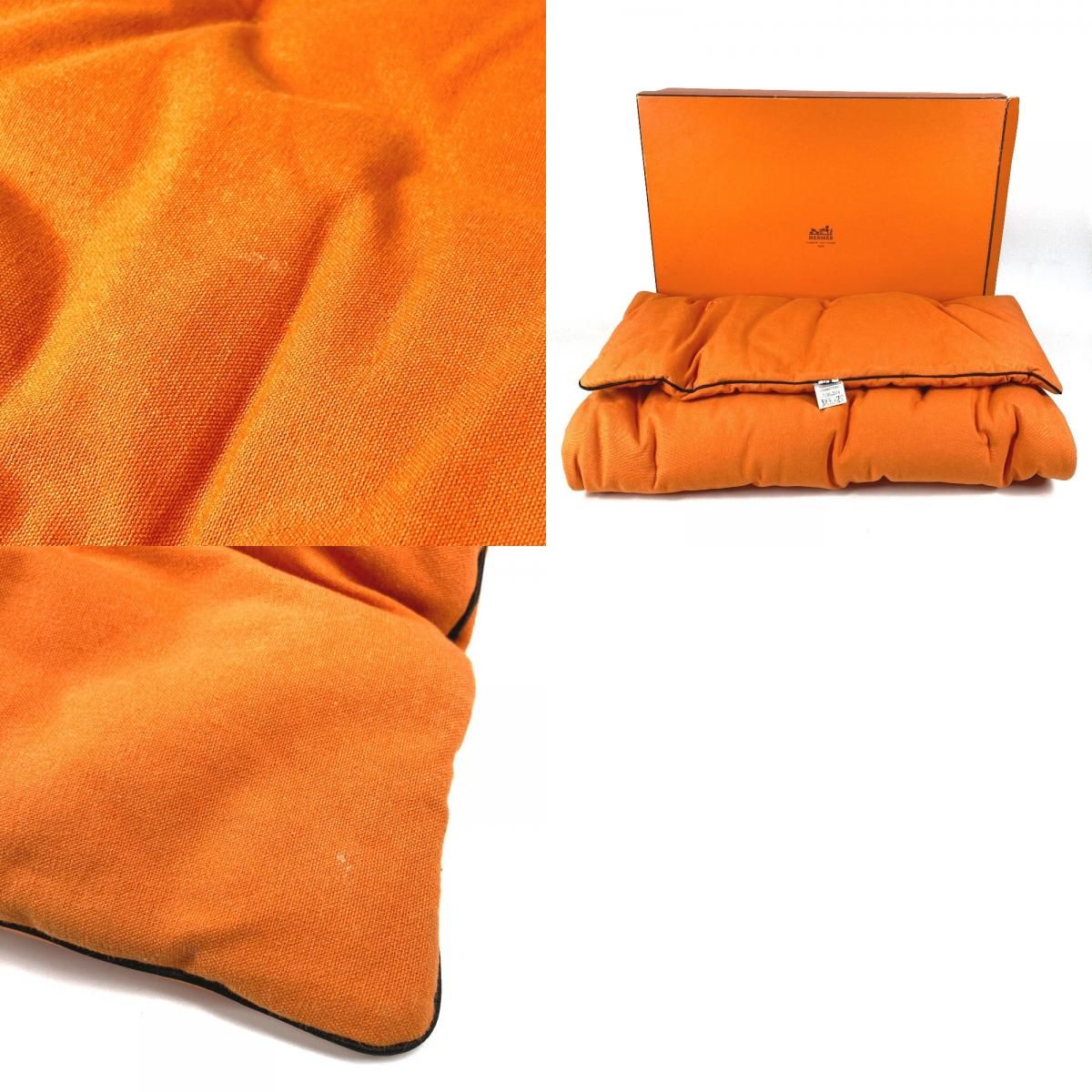 HERMES エルメス マット ロゴ コットン オレンジ - メルカリ