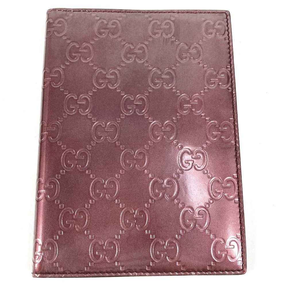 GUCCI グッチ ノートカバー GG ロゴ 271476 レザー パープル - メルカリ