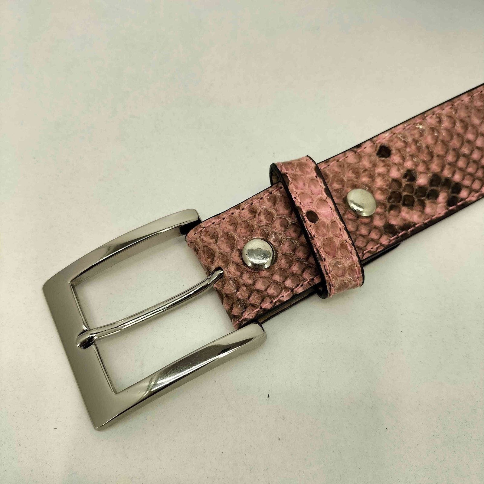 ワコマリア WACKO MARIA PYTHON LEATHER BELT パイソン レザー ベルト