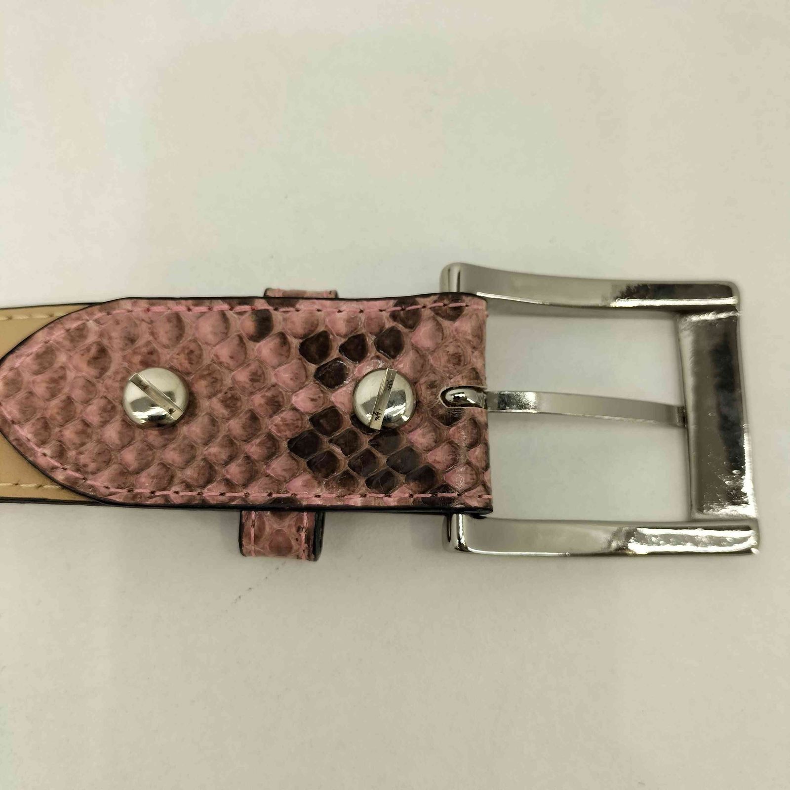 ワコマリア WACKO MARIA PYTHON LEATHER BELT パイソン レザー ベルト