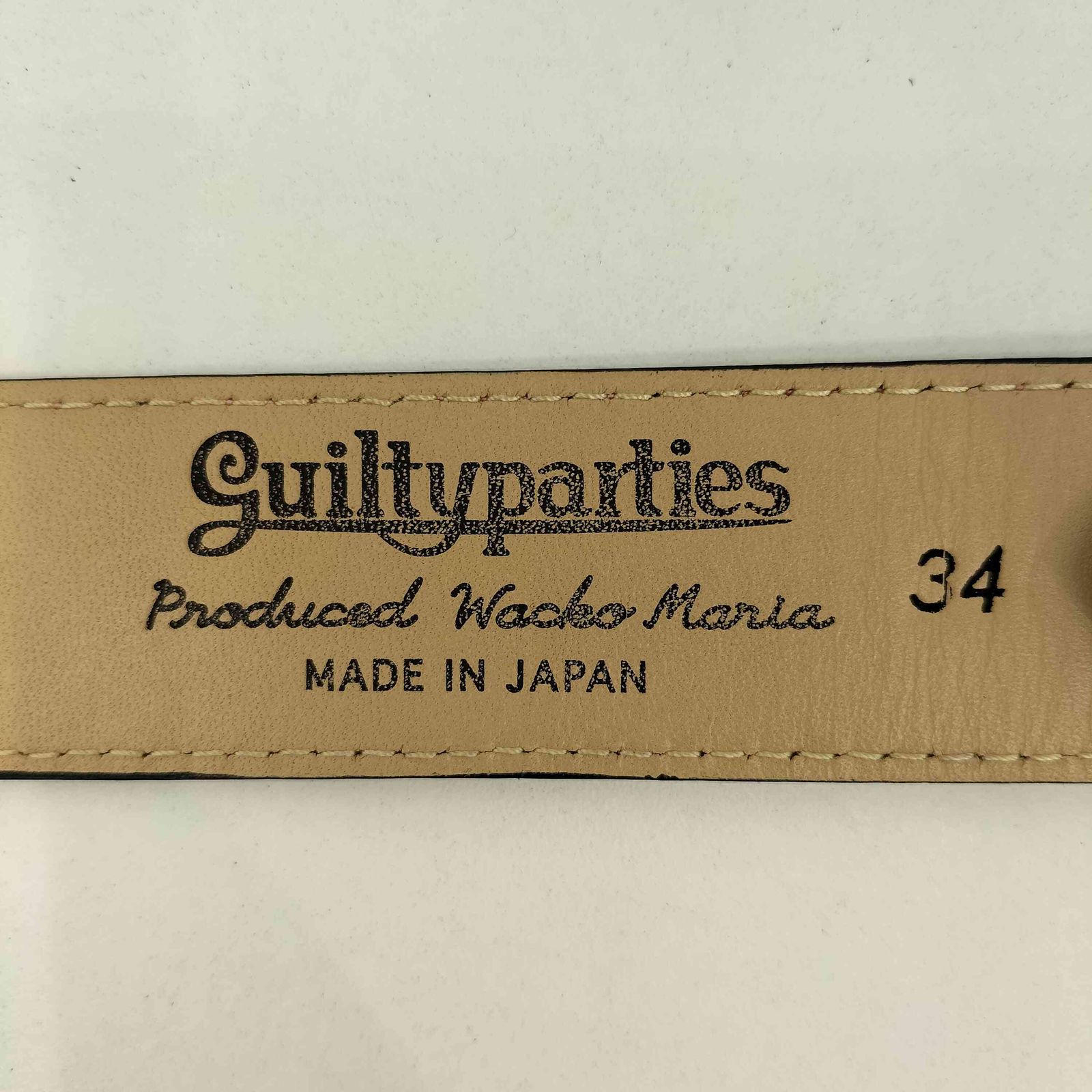 ワコマリア WACKO MARIA PYTHON LEATHER BELT パイソン レザー ベルト