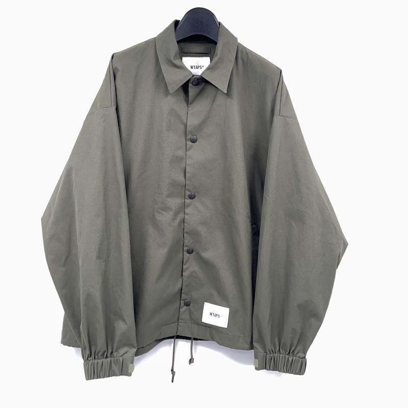 中古】W)TAPS Chief Jacket Poly Twill サイズ1 カーキ ダブルタップス
