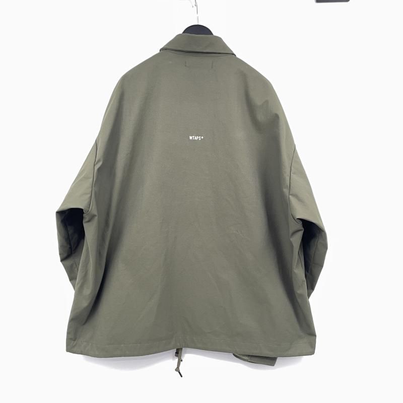 中古】W)TAPS Chief Jacket Poly Twill サイズ1 カーキ ダブルタップス