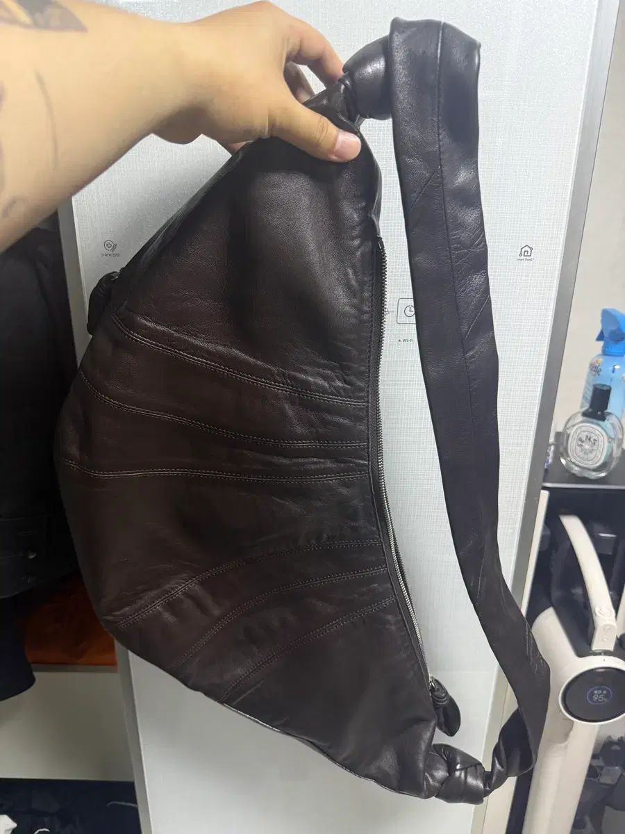 LEMAIRE ルメール 범백(バッグ) large(ラージ) DARK(ダーク) BROWN(ブラウン)