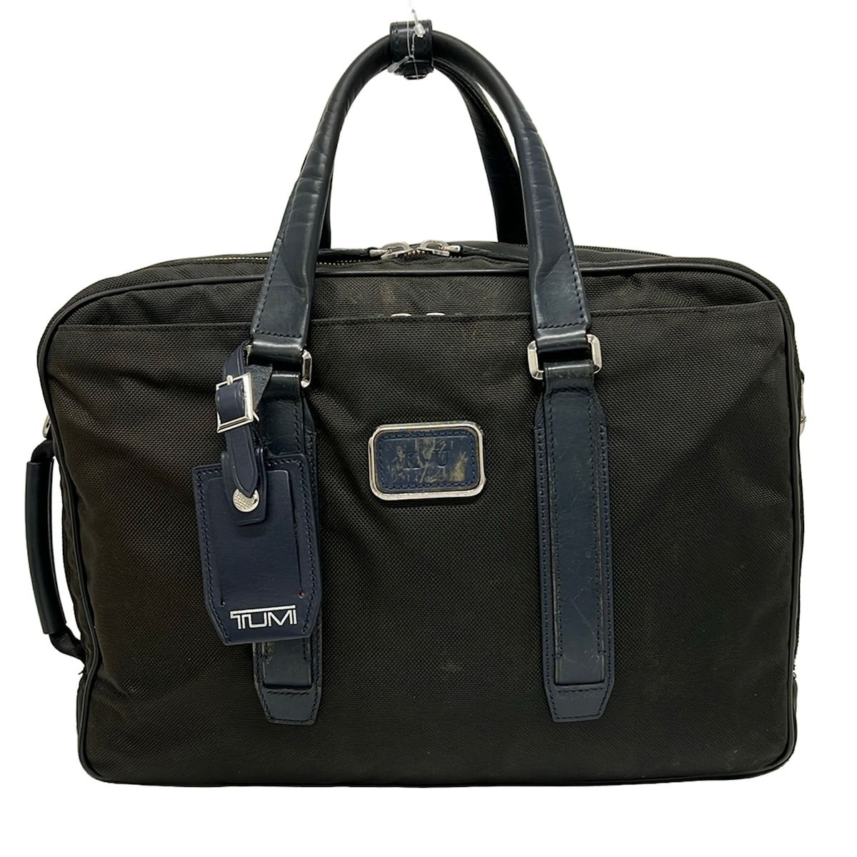 TUMI(トゥミ) ビジネスバッグ ジャーヴィス 682418DNVY2E 黒×ダークネイビー 3way/本体ロックなし レザー
