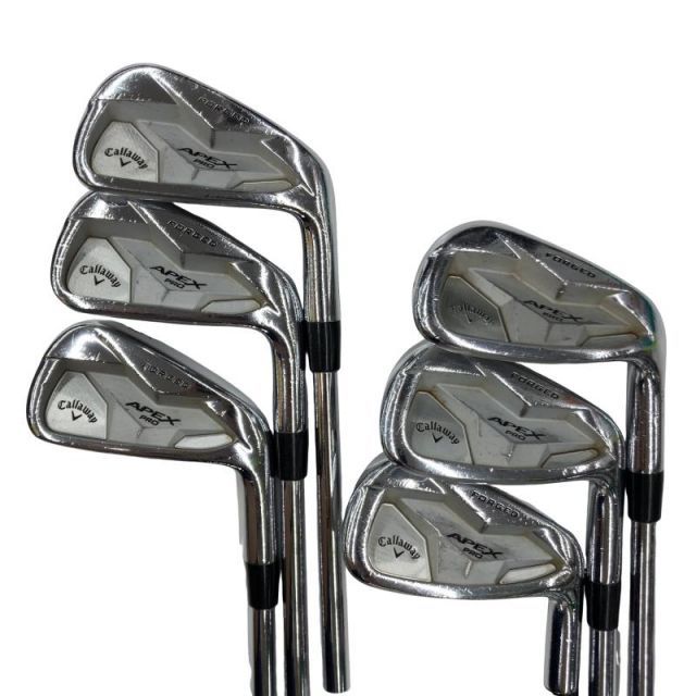 【中古】 キャロウェイ APEX PRO(2019) 6S アイアンセット IR NS PRO MODUS3 TOUR120 (フレックスS) メンズ 男性用 右利き 右用 Dランク ゴルフクラブ