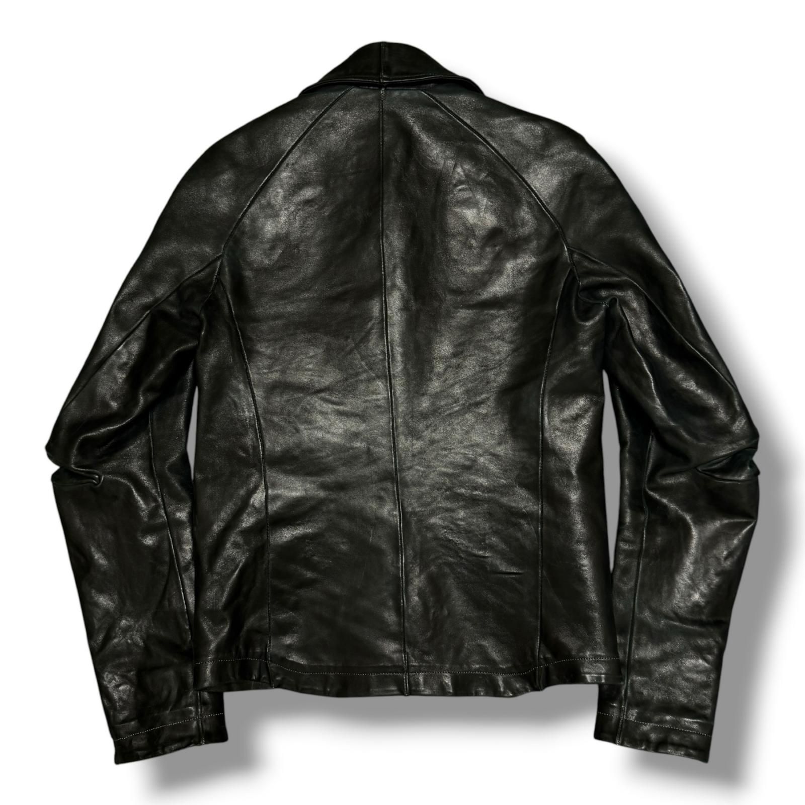 Carol Christian Poell CCP SCARSTITCHED LEATHER JACKET スカー 