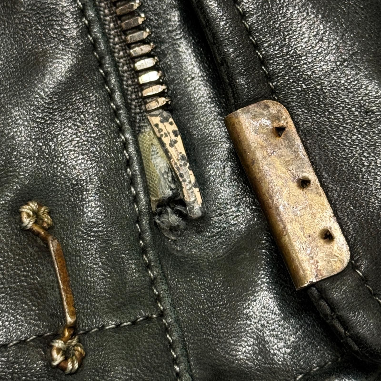 Carol Christian Poell CCP SCARSTITCHED LEATHER JACKET スカー 