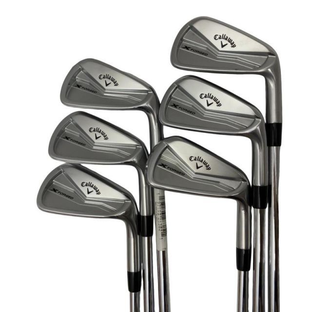 【中古】 キャロウェイ X FORGED(2024) 6S アイアンセット IR 純正特注シャフト (フレックスS) メンズ 男性用 右利き 右用 Cランク ゴルフクラブ