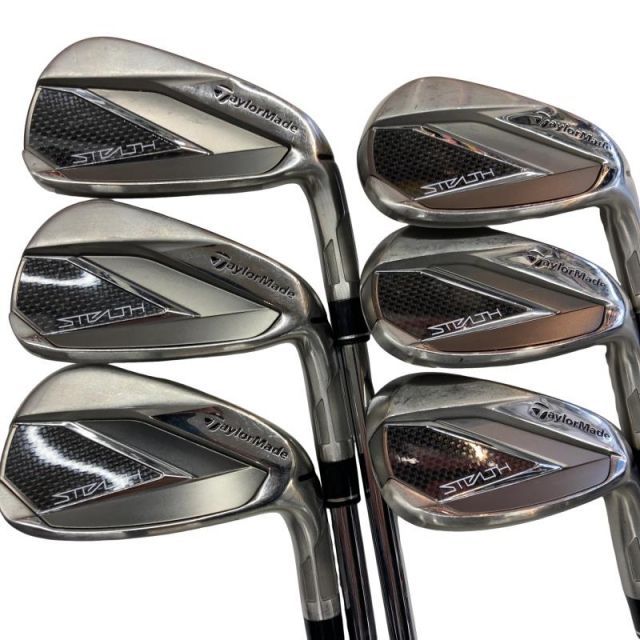 【中古】 テーラーメイド STEALTH 7S アイアンセット IR KBS MAX MT85 JP (フレックスS) メンズ 男性用 右利き 右用 Cランク ゴルフクラブ