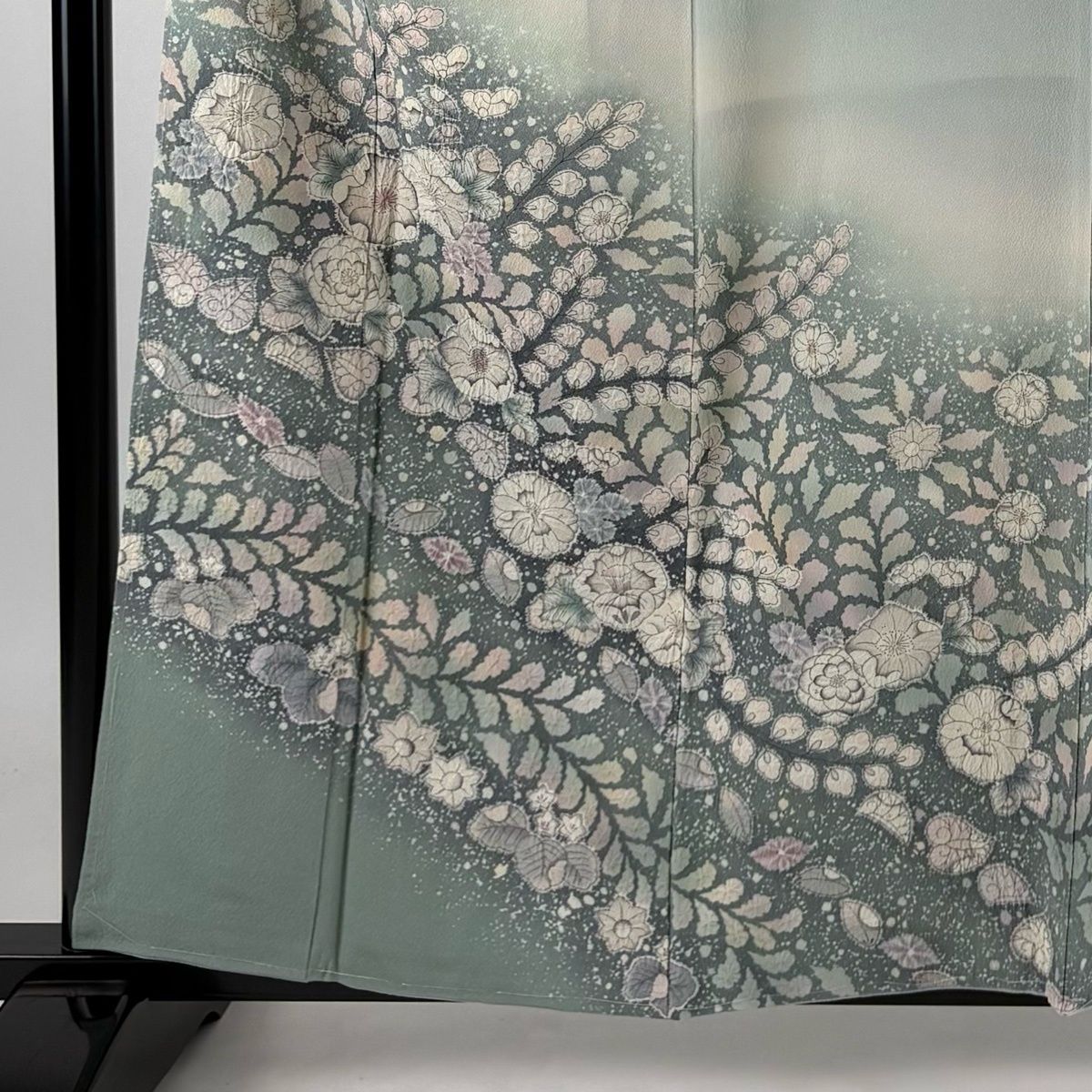 訪問着 身丈158.5cm 裄丈63.5cm S 袷 翠山工房 落款 辻が花 ぼかし