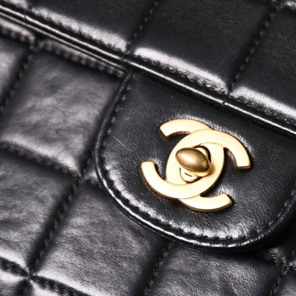 極美品 CHANEL シャネル チョコバー チェーン ショルダーバッグ