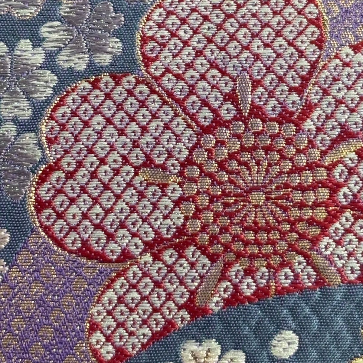 美品】 袋帯 秀品 桜 花びら ラメ 箔 薄紫 六通 正絹 【中古】 - メルカリ