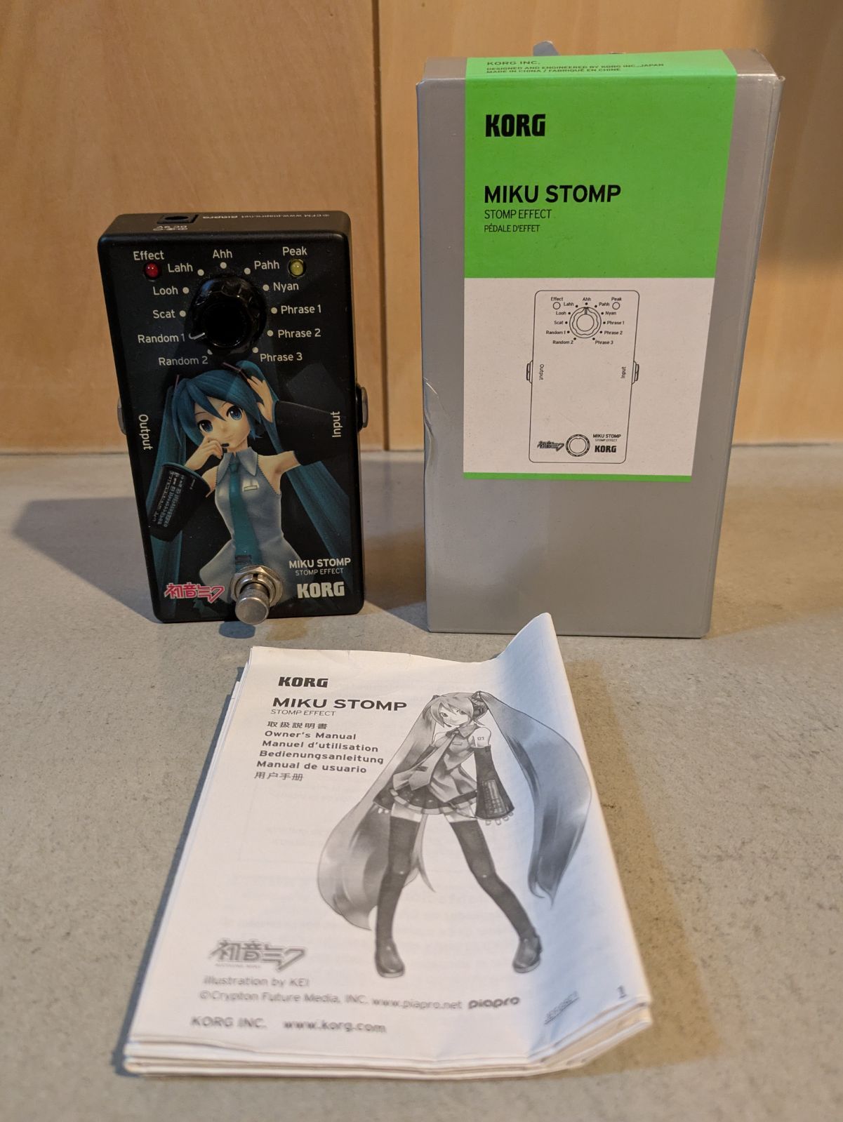 KORG MIKU STOMP ギター エフェクター コルグ 初音ミク 未使用品