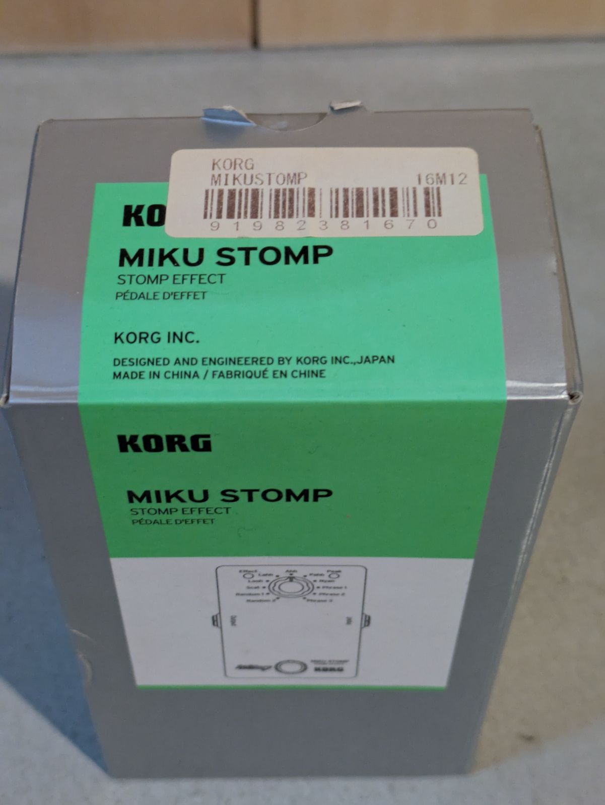 KORG MIKU STOMP ギター エフェクター コルグ 初音ミク 未使用品