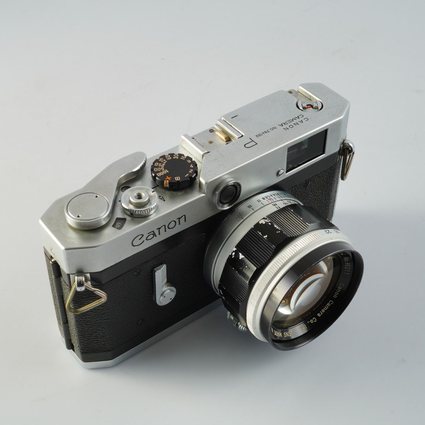 SERVICED & TESTED】 Canon キヤノン P + 50mm F/1.4 レンジ