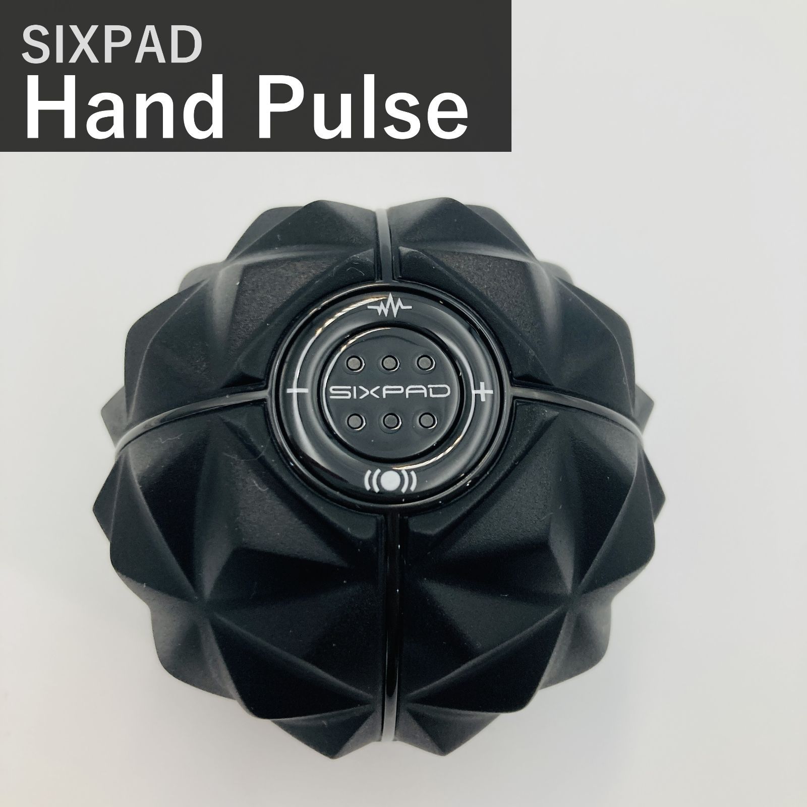 SIXPAD シックスパッド ハンドパルス Hand Pulse SE-AR00A ブラック EMS 内在筋トレーニング 握力 手指 グリップ MTG エムティージー 充電式 国内正規品 筋トレ ストレッチ
