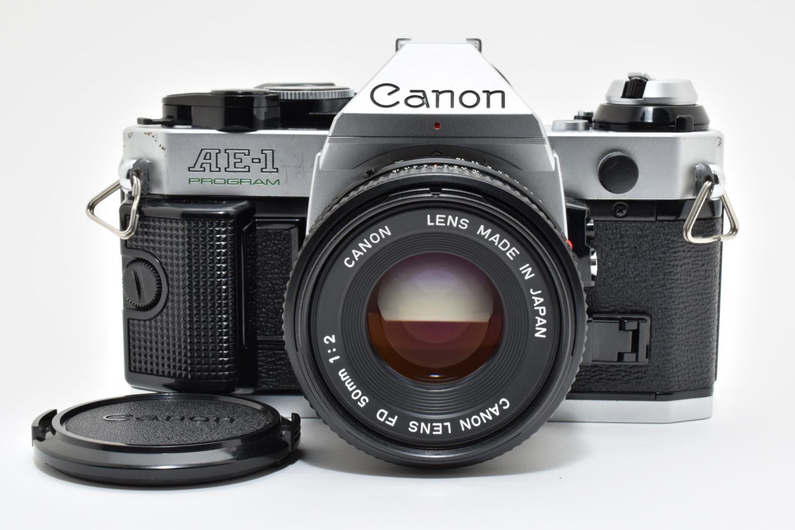 ☆訳あり外観美品☆ キヤノン CANON AE-1 PROGRAM ボディ NEWFD 50mm