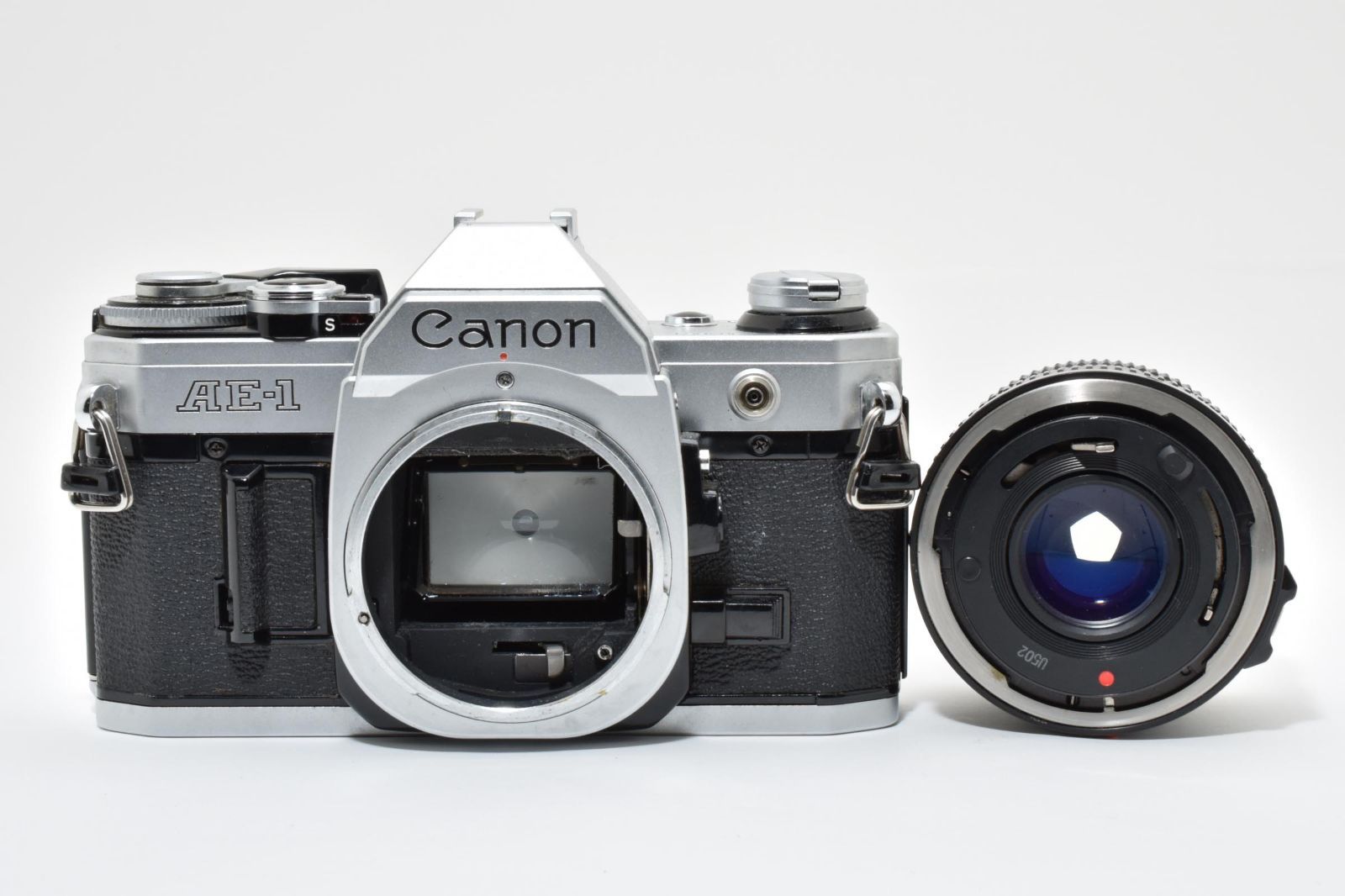 ☆訳あり外観美品☆ キヤノン CANON AE-1 ボディ NEW FD 50mm F2