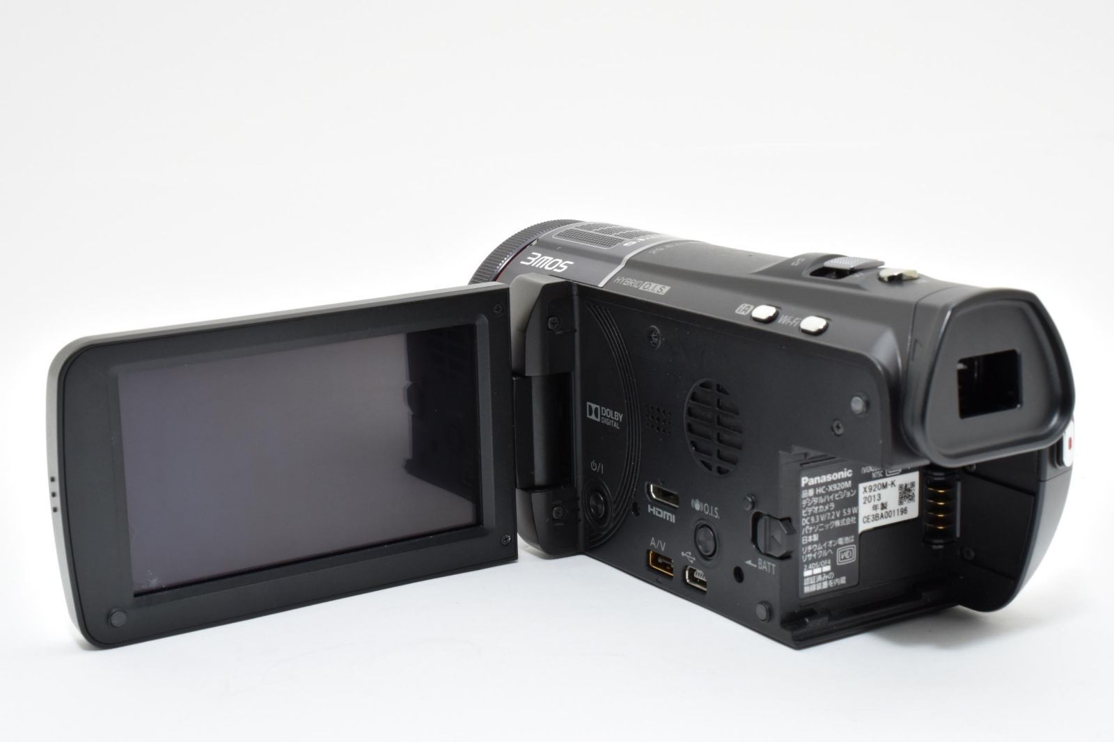 Panasonic HC-X920M ブラック ビデオカメラ　送料無料 ☆極上品☆ パナソニック PANASONIC HC-X920M ブラック ビデオカメラ