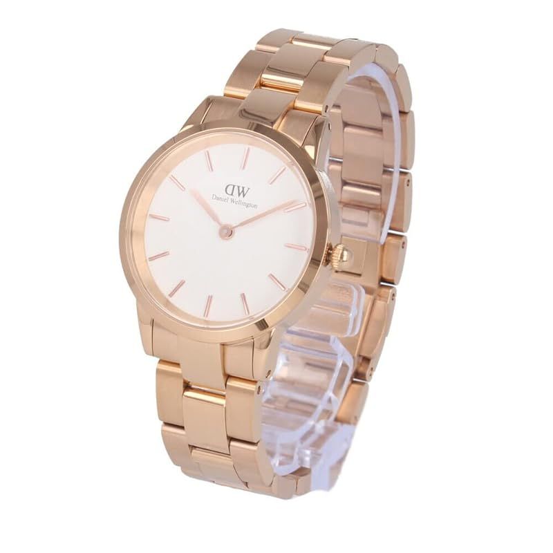 【新品】 DANIEL WELLINGTON ダニエルウェリントン DW Iconic Link アイコニック リンク 腕時計 時計 レディース 32ｍｍ ピンクゴールド DW00600211 [並行輸入品]